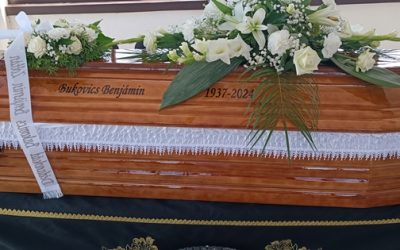 Bukovics Benjámin ny. pénzügyőr alezredes temetése