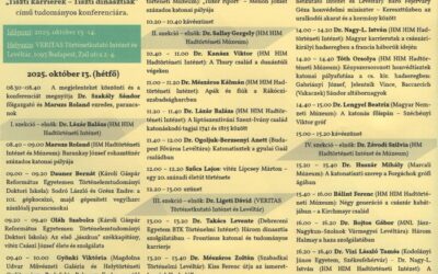 Előadás Bitterman Béla múzeum alapítóról  egy konferencián belül (2025.10.14)
