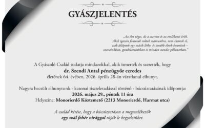 dr. Szendi Antal pénzügyőr ezredes búcsúztatása