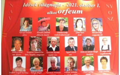 Az Idősek Világnapja (2021) alkalmából készült Orfeum anyaga