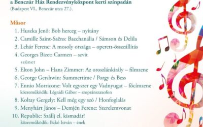Meghívó a Pénzügyőr Zenekar “Nyárköszöntő” koncertjére (2024.06.10)