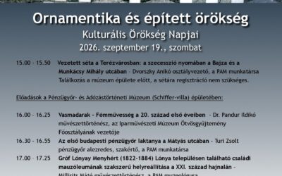 Pénzügyőr- és Adózástörténeti Múzeum – Kulturális Örökség Napja (2026.09.19)