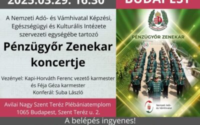 Pénügyőr Zenekar Bach koncert meghívó