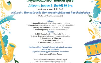 Pénzügyőr Zenekar „Nyárköszöntő” koncert – meghívó