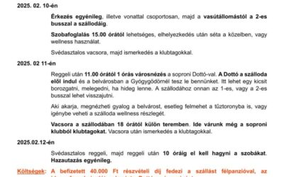 Farsang helyett kirándulás Sopronba