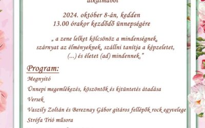 Idősek Világnapja 2024 – meghívó