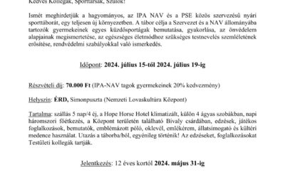 Még van pár üres hely (csökkentett részvételi díjjal!) – Gyermek Sporttábor Simonpuszta